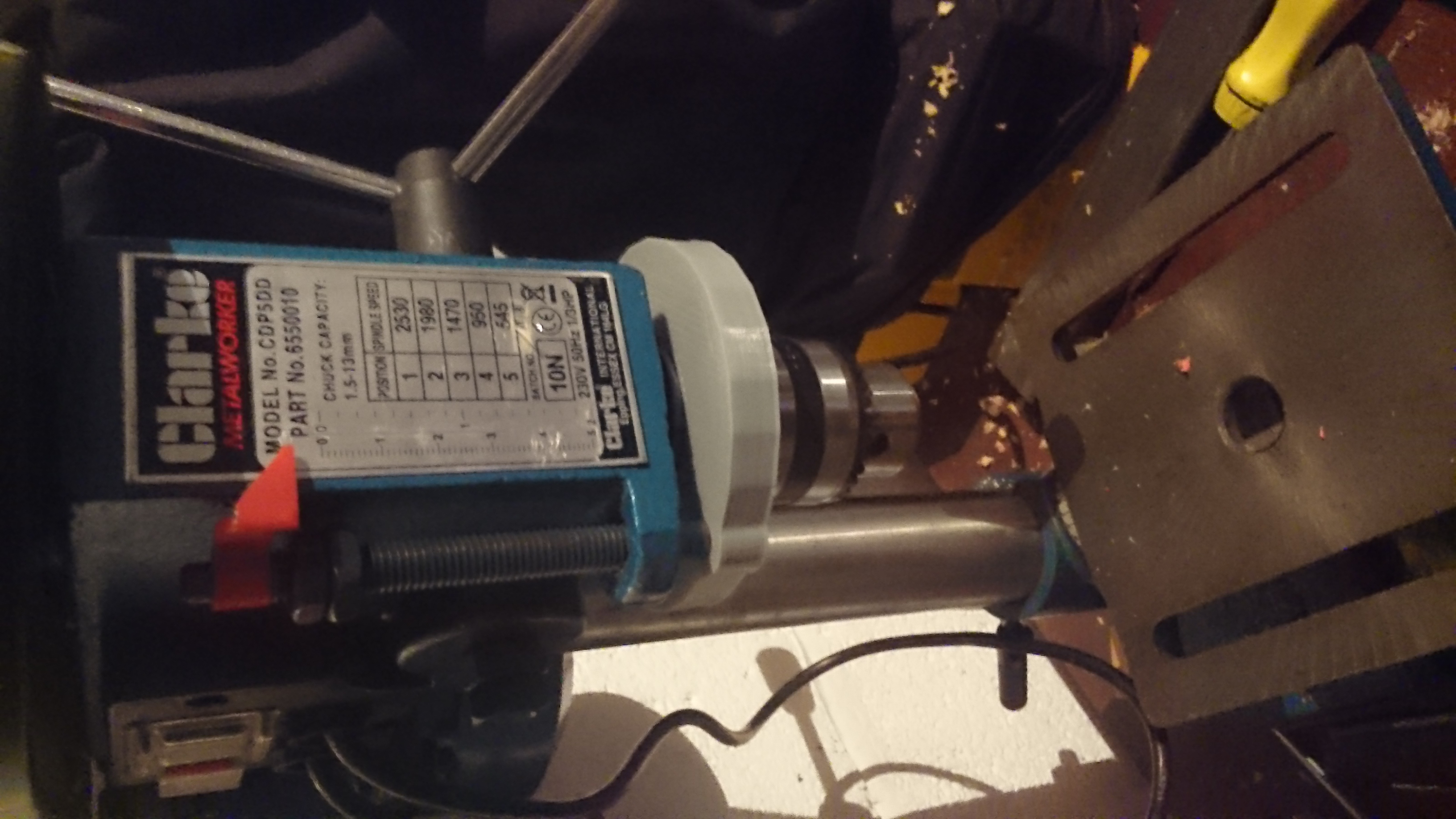 Depth Stop for Clarke CDP5 Drill Press