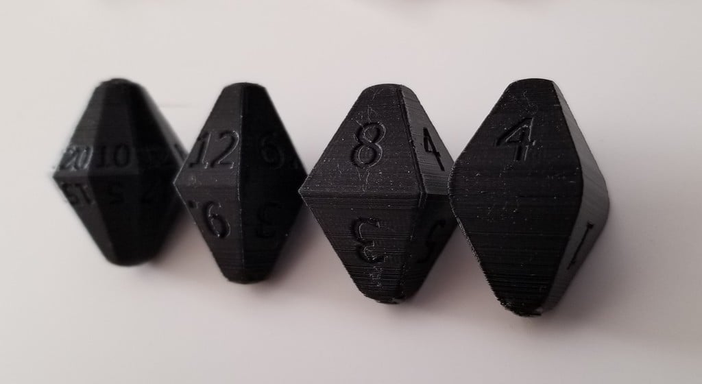 Printable Dice Set For Tabletop Games