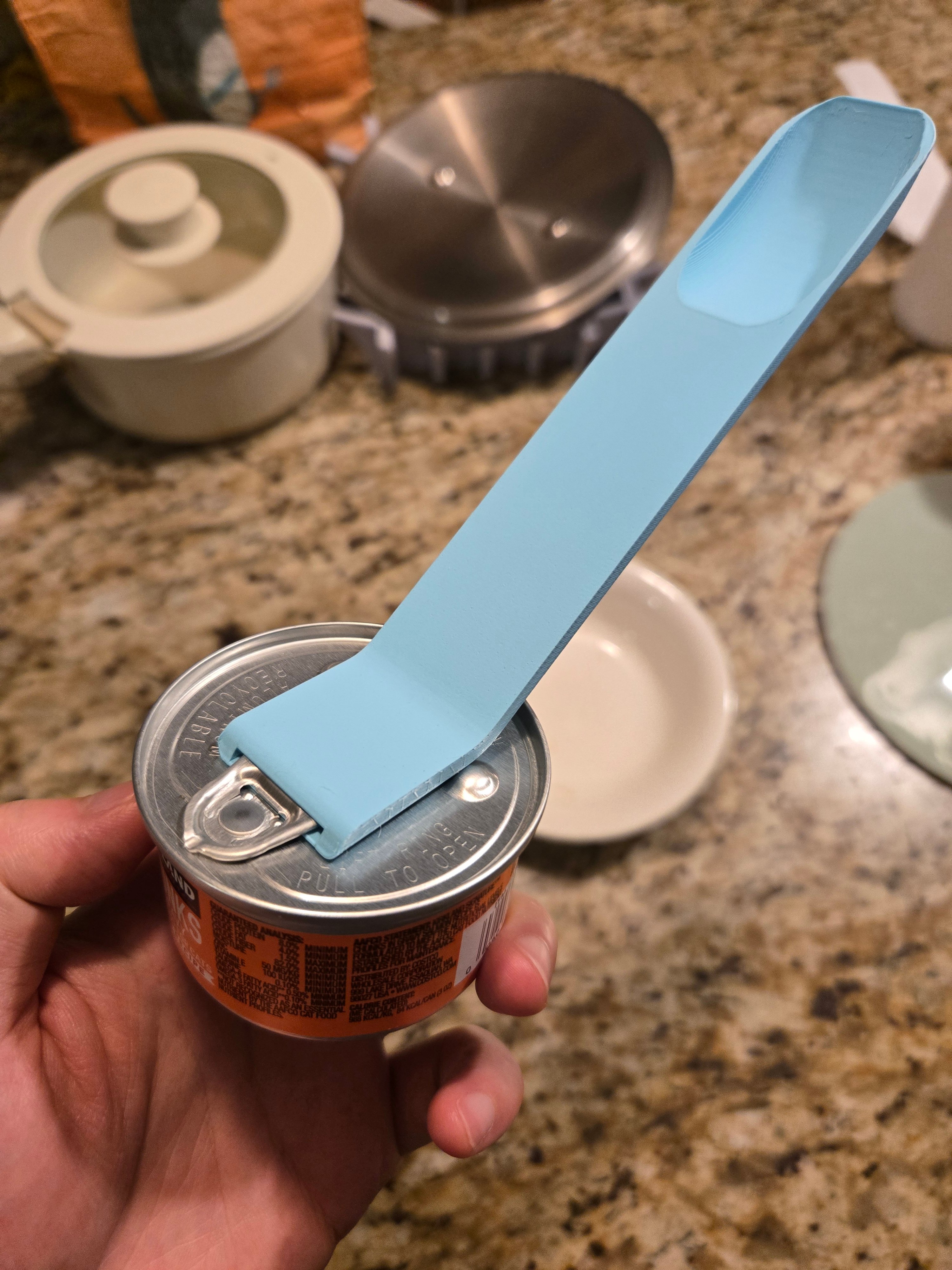 Can Opener and Spoon for Cat Food
