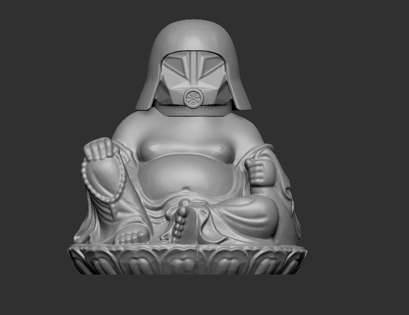 Dark Helmet Buddha