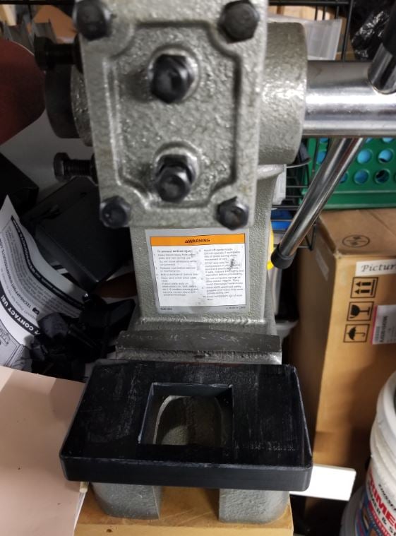 Harbor Freight Arbor Press Tooling Plate w/Sacrificial Plate