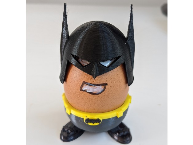 Batman egg cup by zottt - Thingiverse