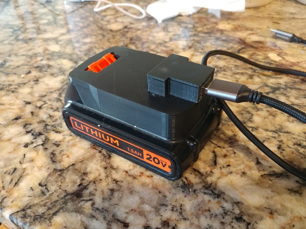 Black and Decker USB charger