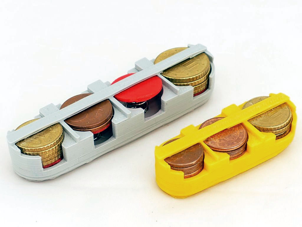 Parametric Coin Holder for Euro Cents