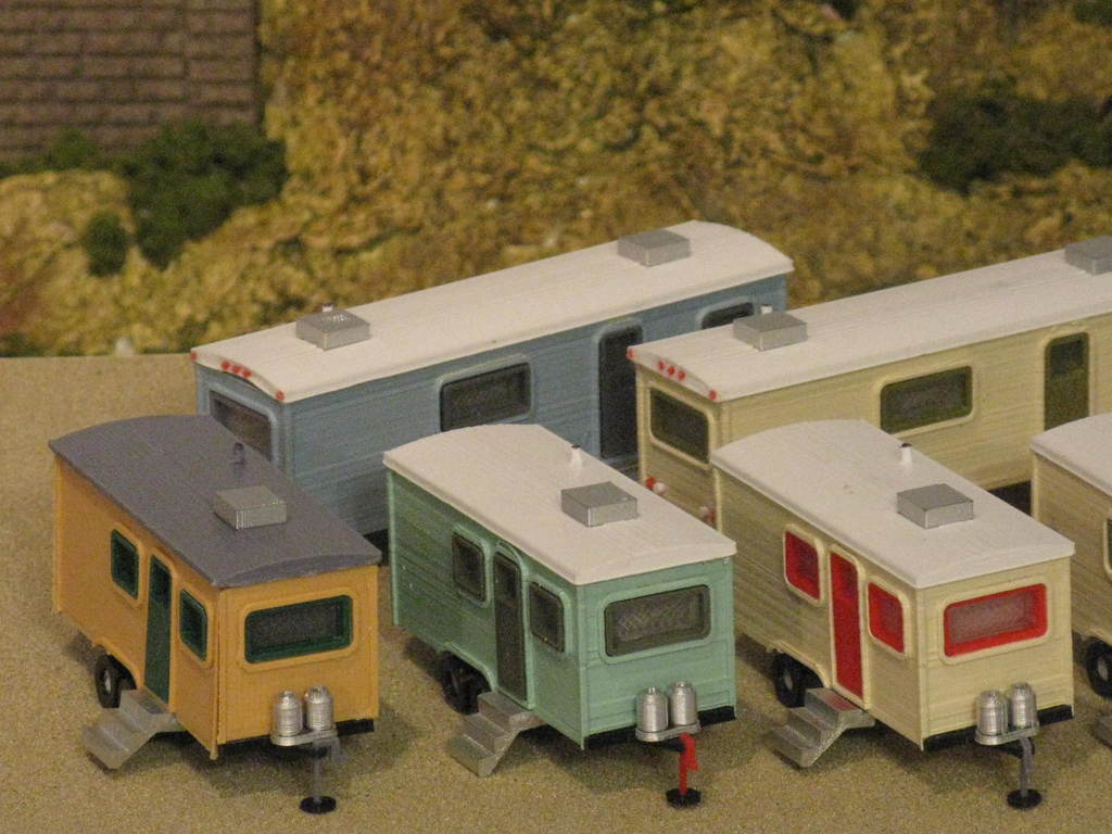 HO Scale Travel Trailers