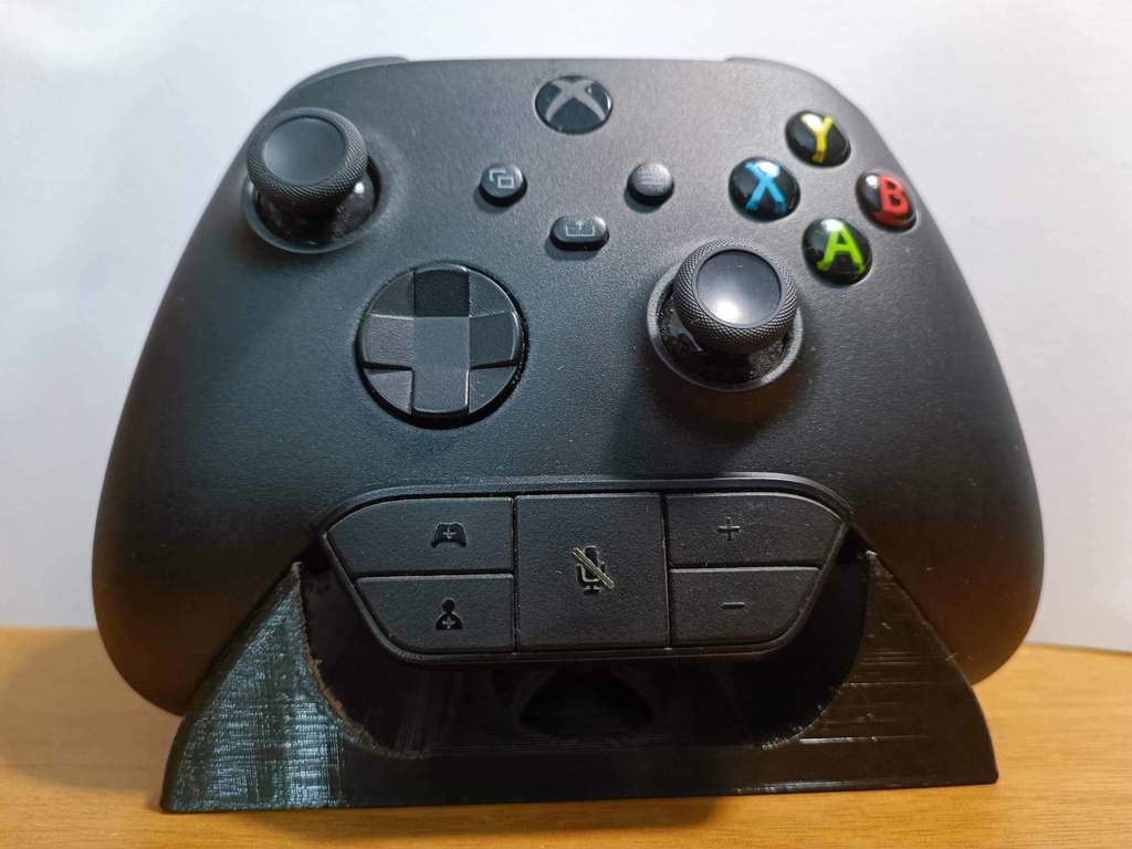 Xbox controller stand with headphone adapter