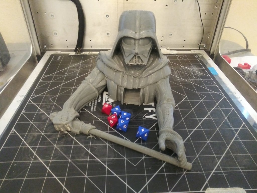 Darth Vader Dice Tower - Head And Shoulders