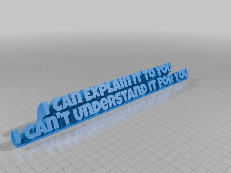 I Can Explain It To You