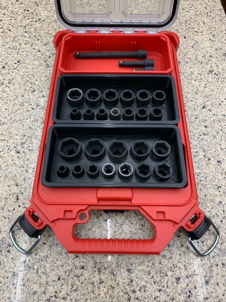Slim Compact Packout Socket Tray
