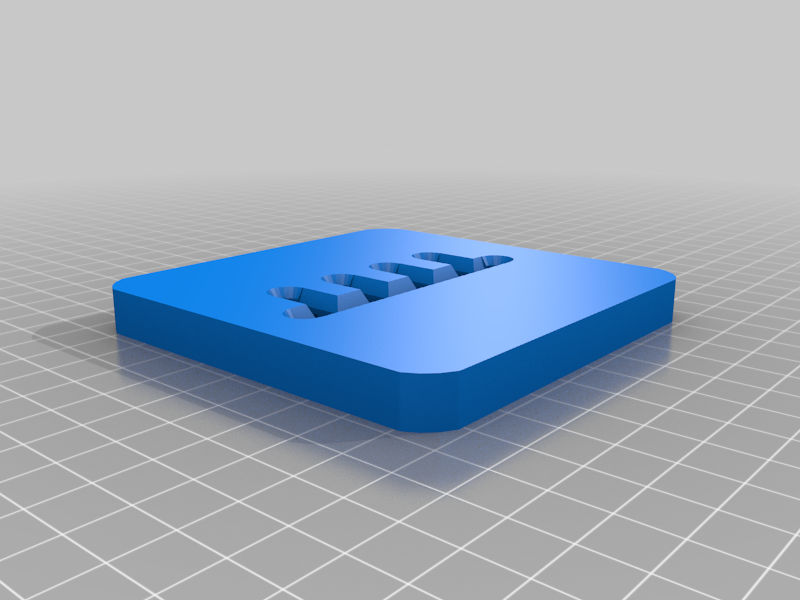 Test tile and tile holder extruder plates