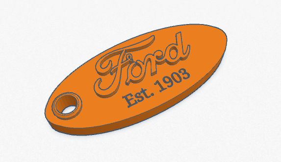 Ford keychain