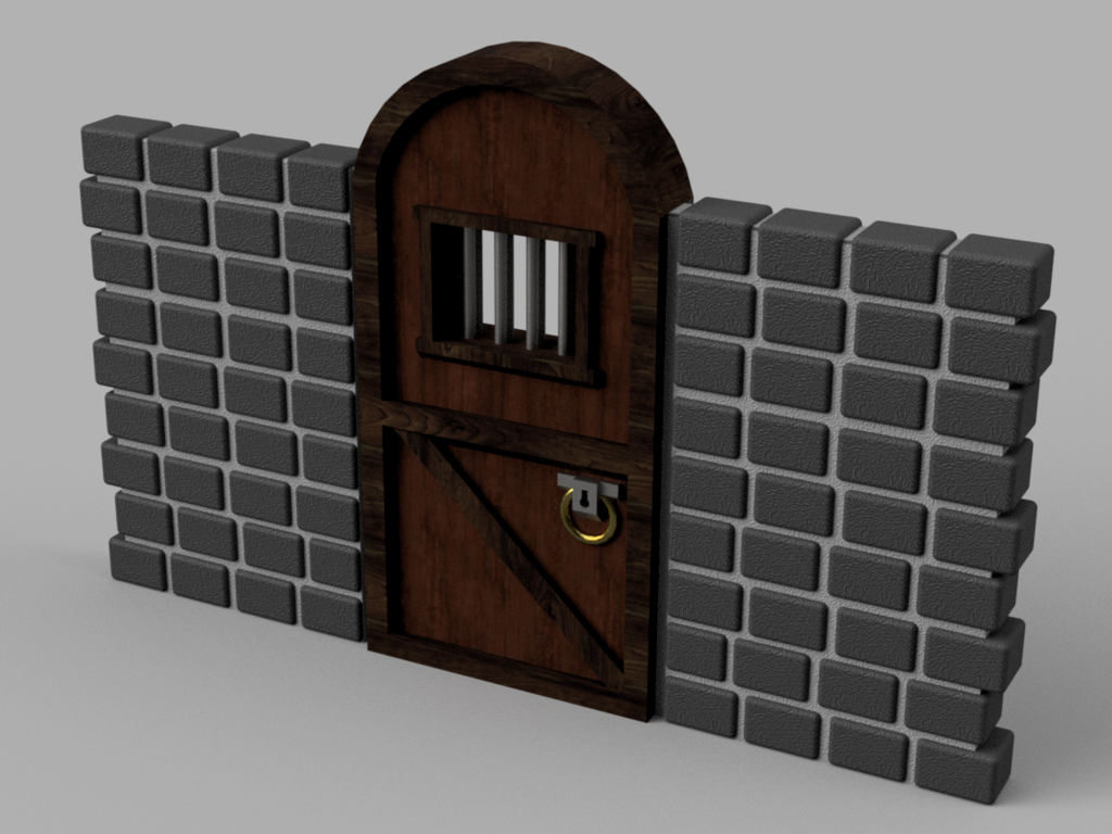 Dungeon cell door