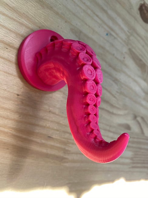 Tentacle Hook With Nail Hole (LHVQT8NER) by baramdo