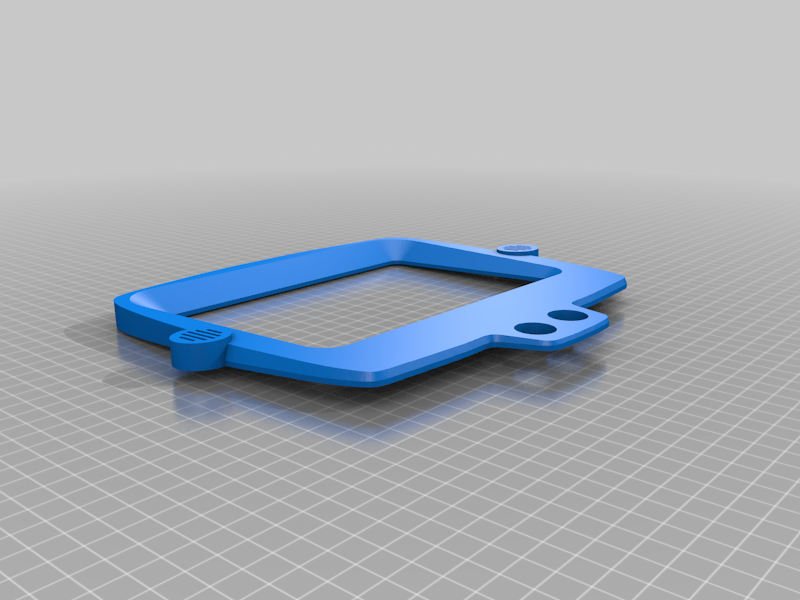 What If Machine front bezel tilted for smooth printing of front USE SUPPORTS