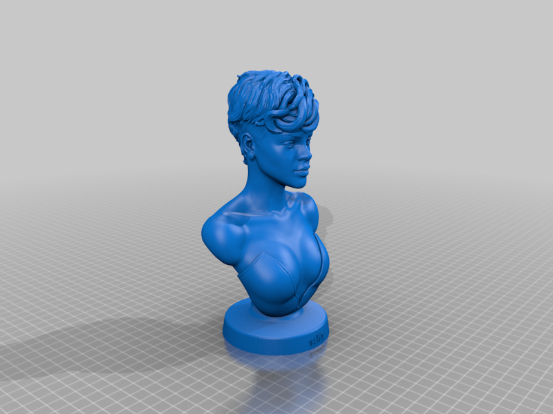Free 3D Model of face human for 3D printing
