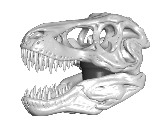 T-Rex Skull Topper ($7 Cane/Walking Hiking Sticks)
