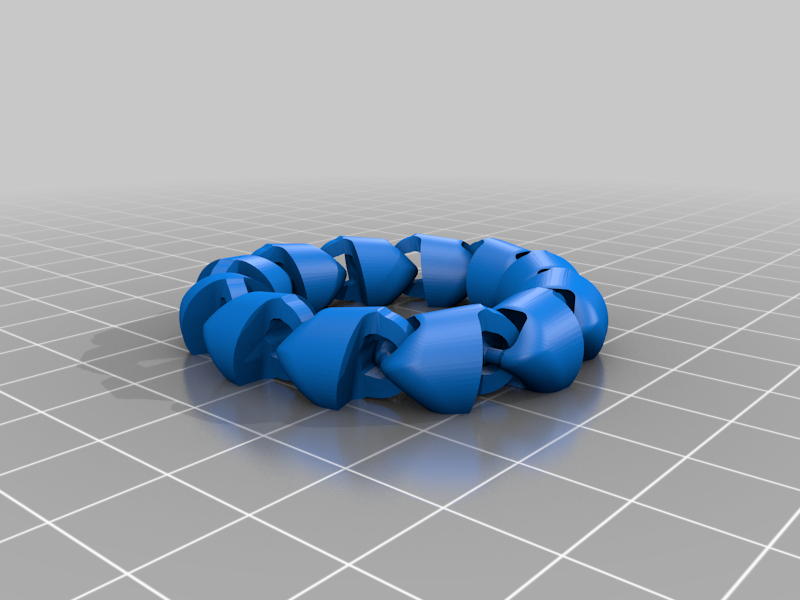 Articulated Chain Fidget Loop - 12 links