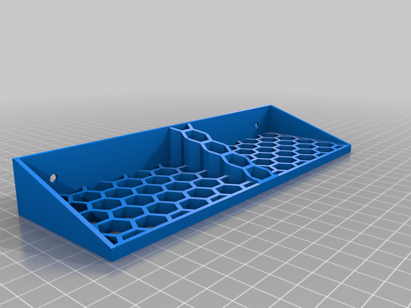 Lidl Powerfix pegboard hexagonal pattern tool holder