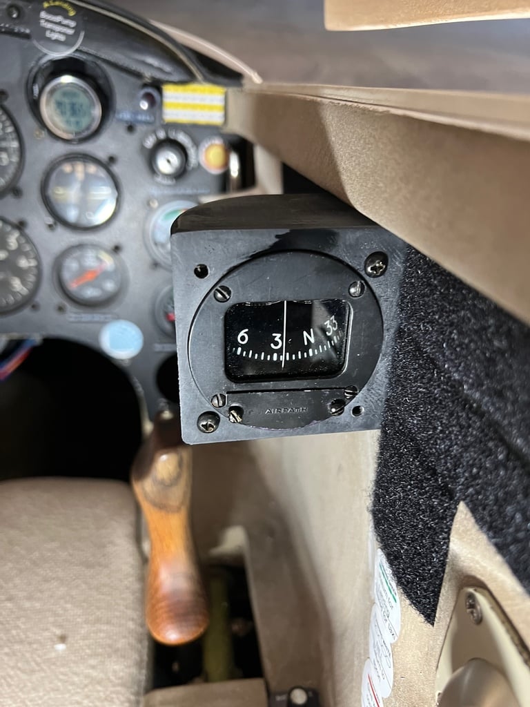 Airpath compass holder for Long EZ