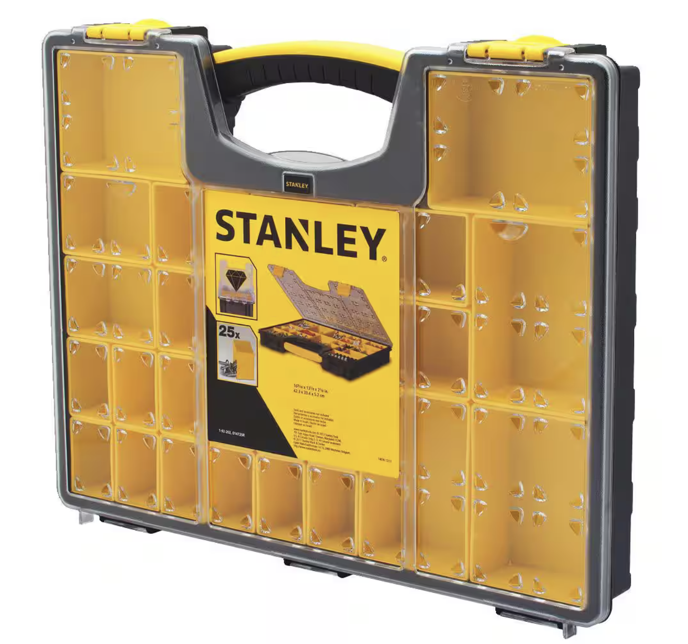 Custom parts bins for STANLEY 25 COMPARTMENT ORGANIZER