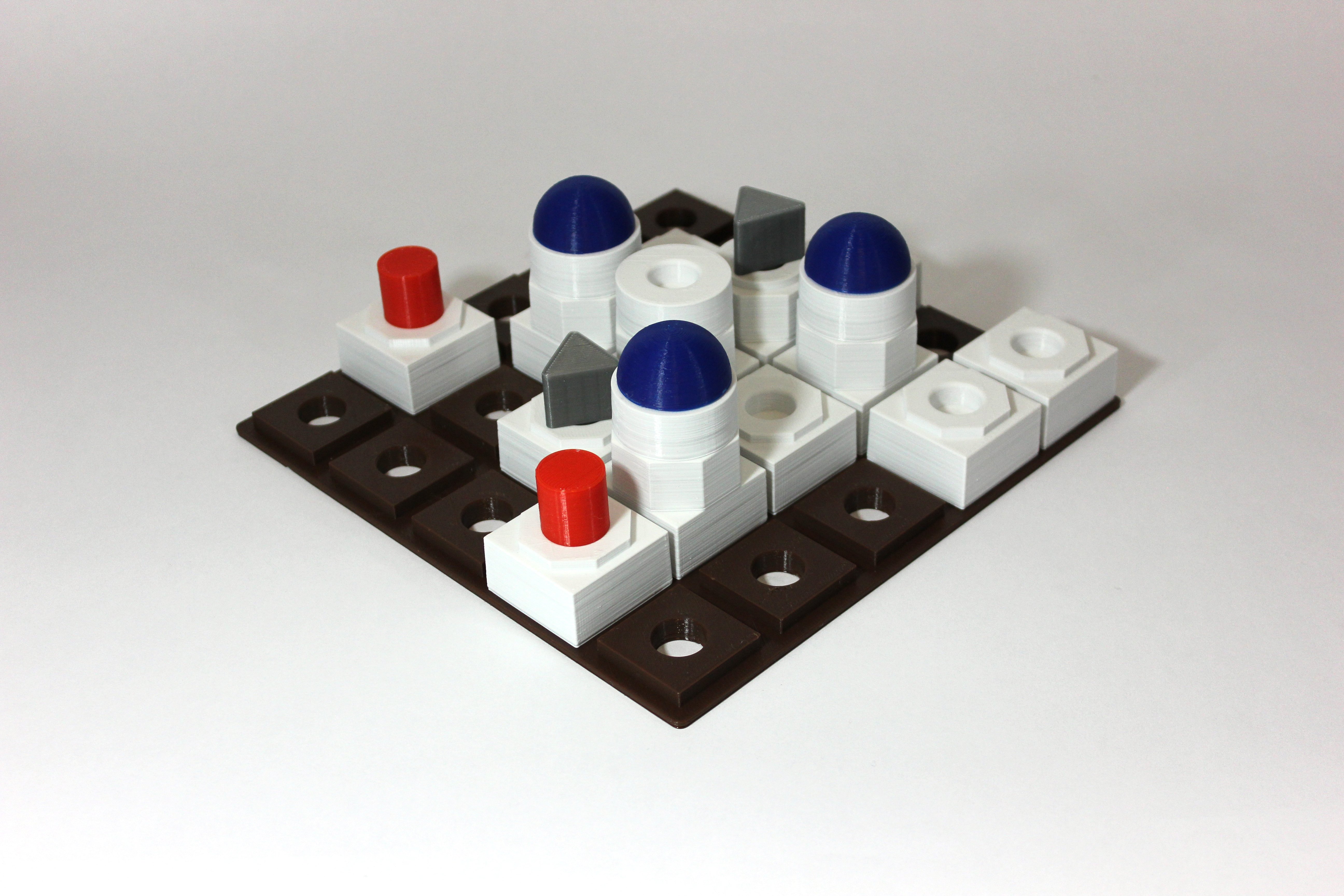 Blind Friendly Board Game: Santorini