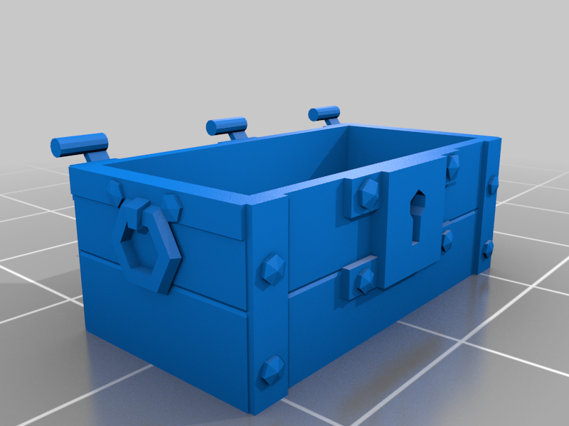 Wood Chest modular Loot Trap