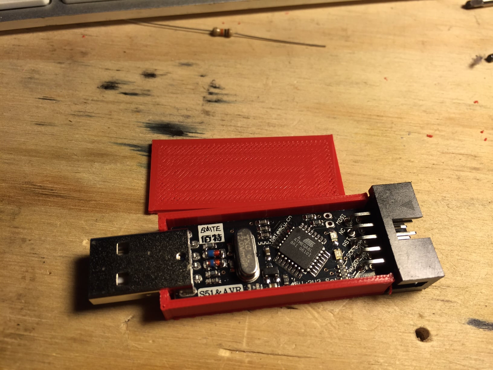 USB AVR ISP case