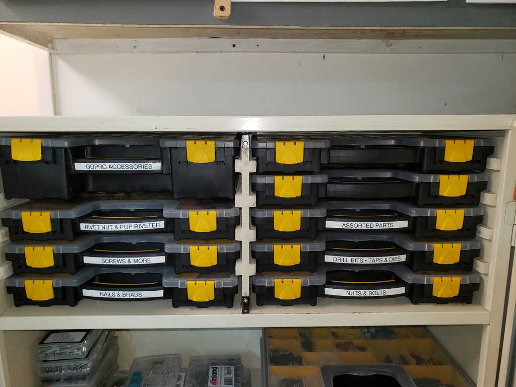 Harbor Freight 20 Bin Portable Storage Case Bins