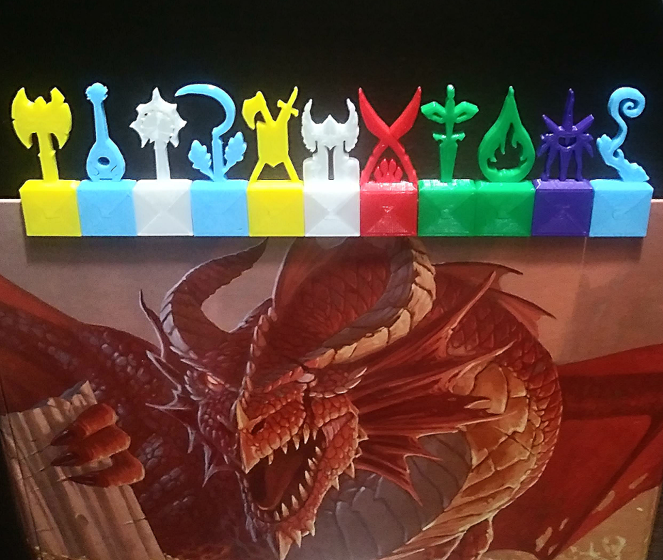 DM screen-top initiative tracker