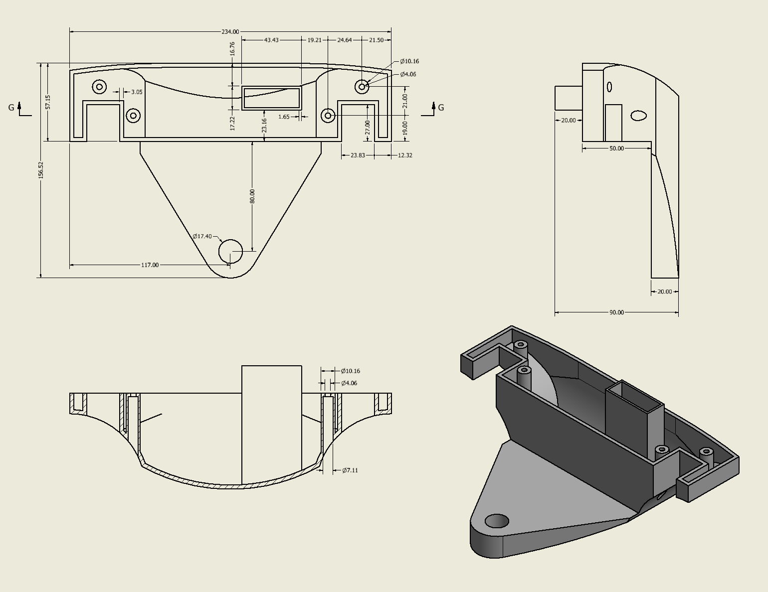 Logitech Momo Racing Wheel lower bracket