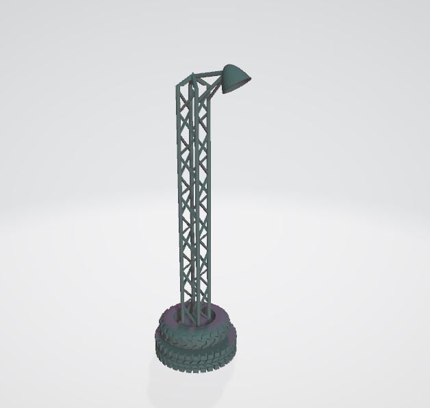 Lamp post for ex.gaslands