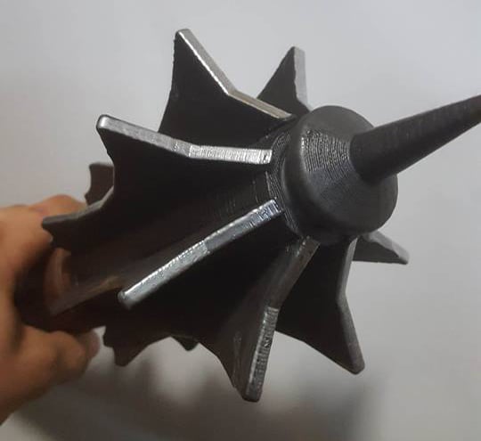 Medieval Mace head