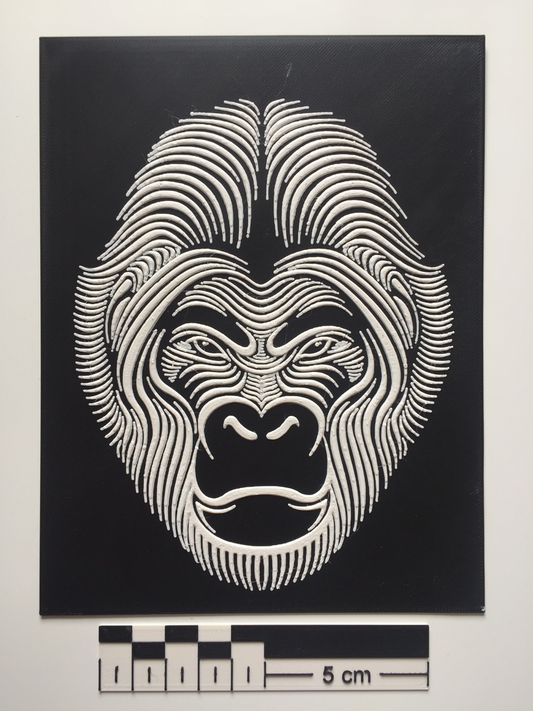 Gorilla Face by Patrick Seymour