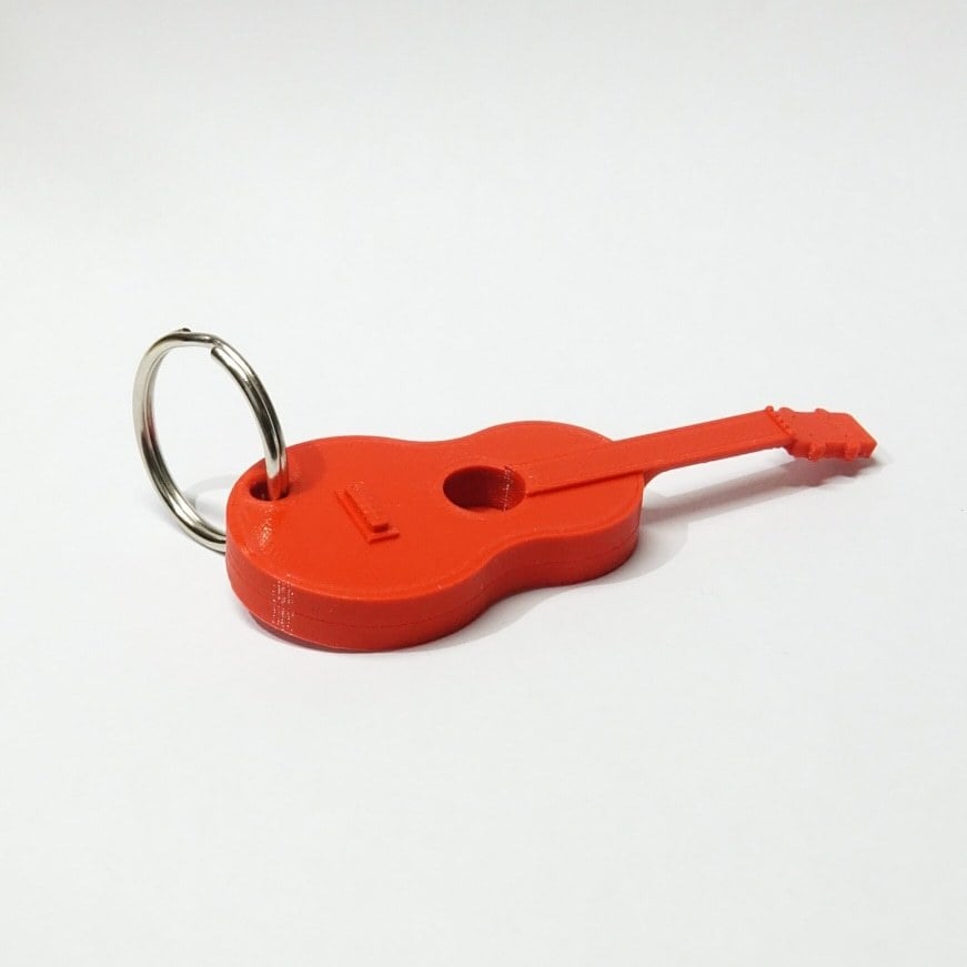 Guitar keychain