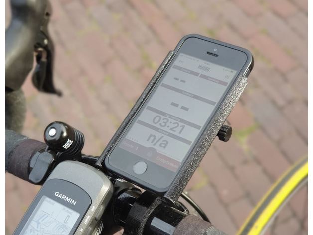 Bike phone holder by DIYhans - Thingiverse