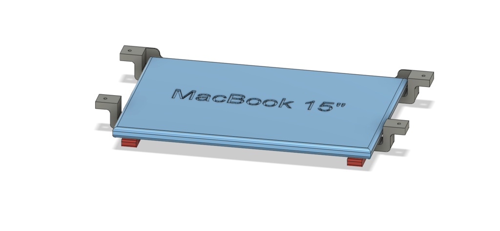 MacBook 15" horizontal mount