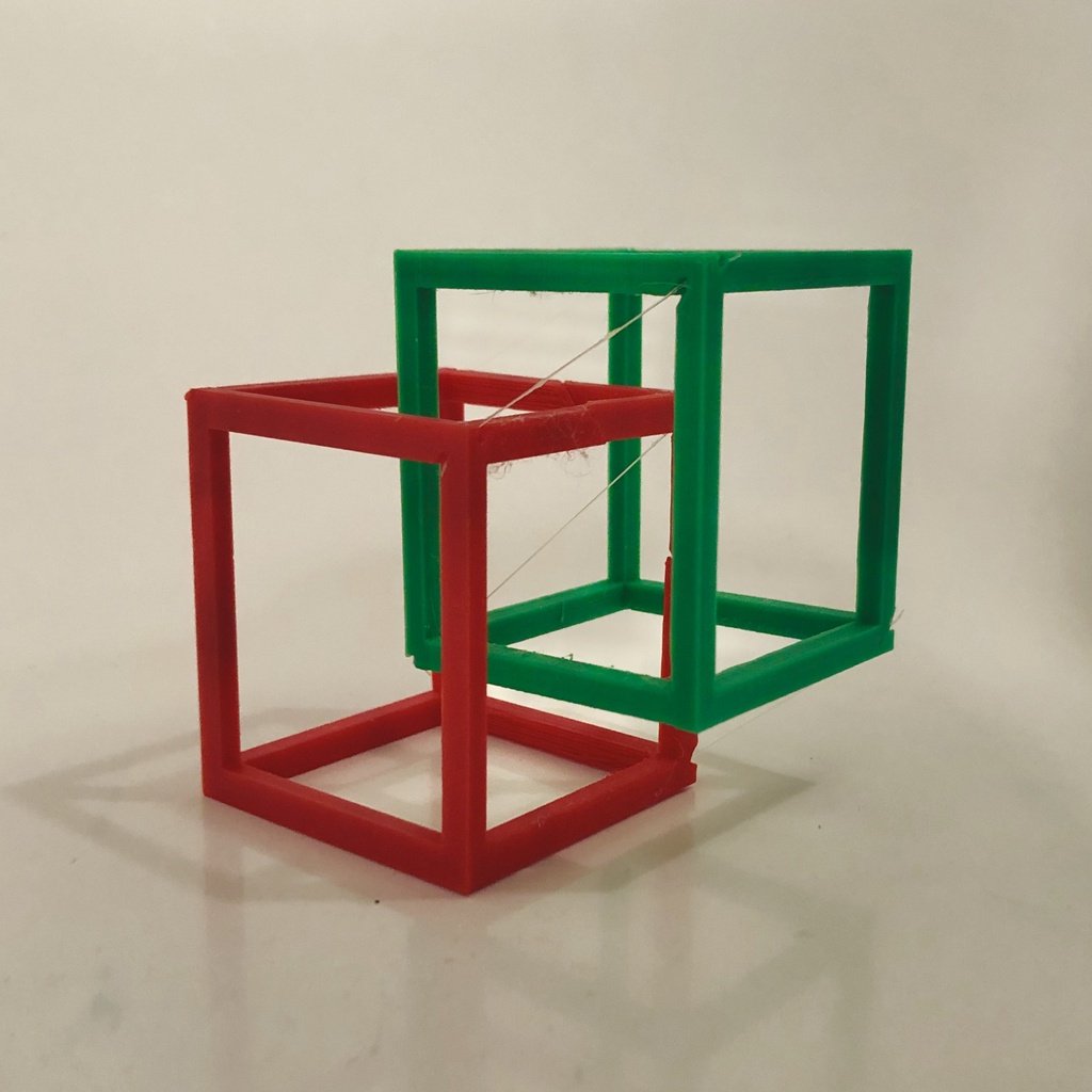 Floating Cube Illusion