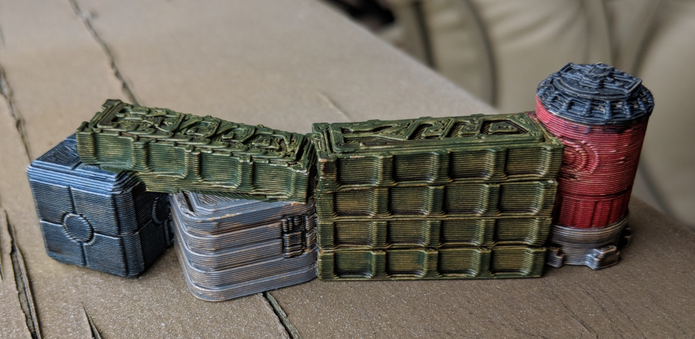 Star Wars Legion Terrain - Crates, Barrels and Barricades