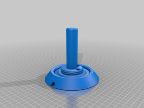 Moon Lamp Base for AC to DC Adapter 3D model