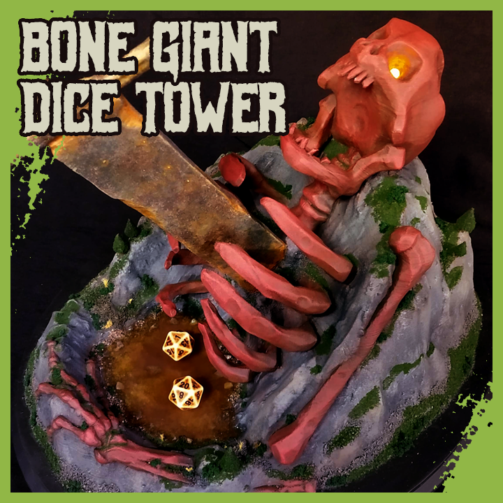 Bone Giant Dice Tower