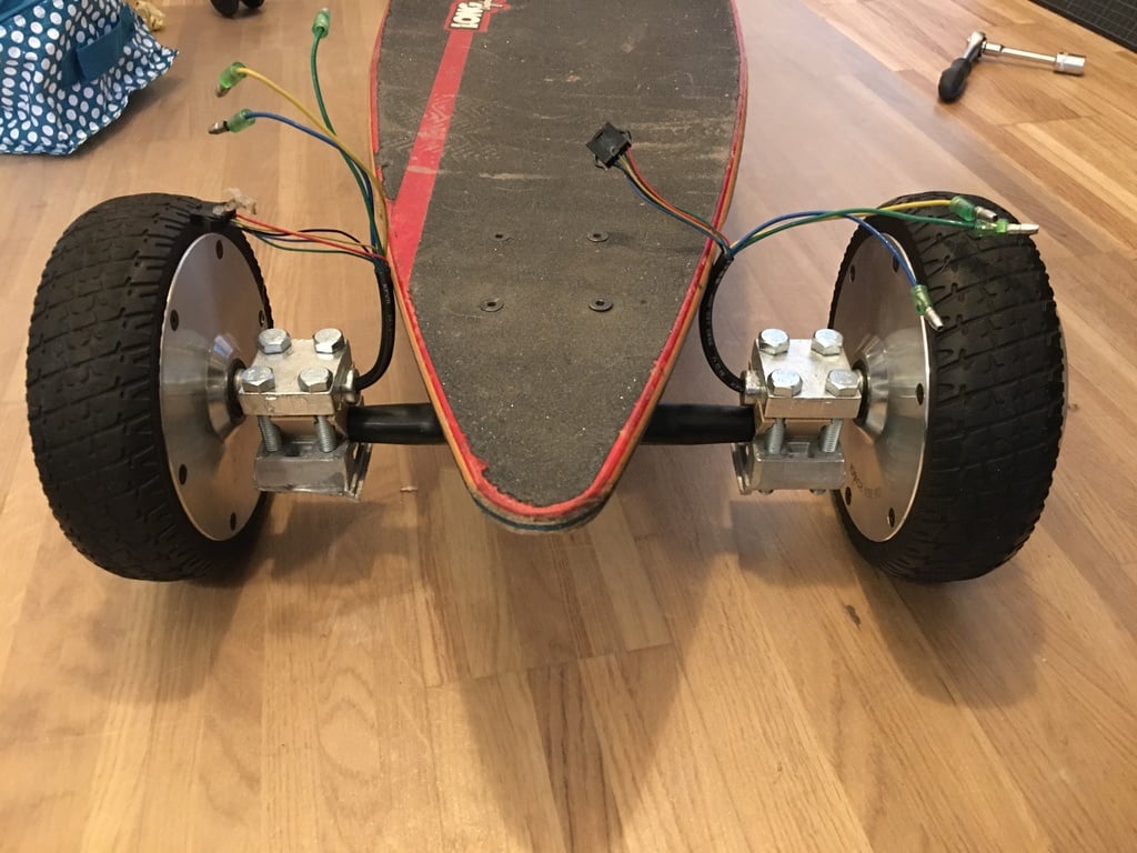 Hoverboard Motor to Skateboard Truck Adapter