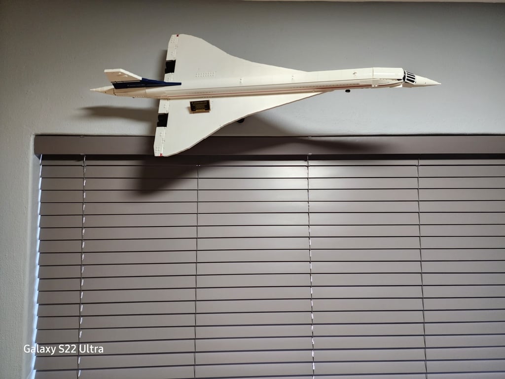 Lego Concorde Wall Mount by L3v1athan - Thingiverse