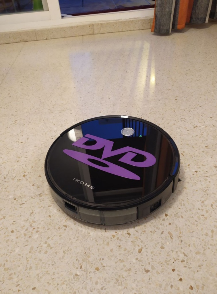 DVD sign for your cleaning robot (Roomba compatible)