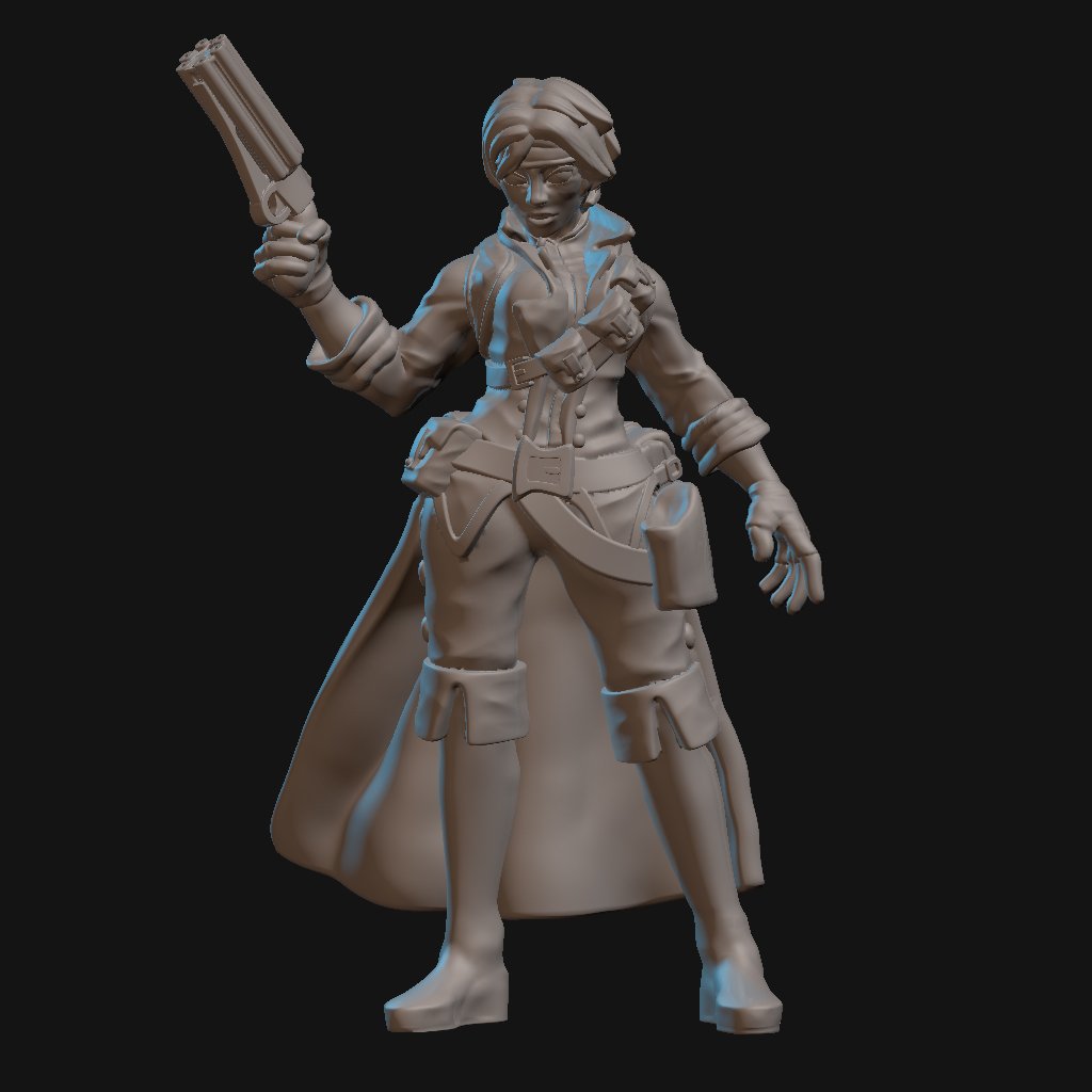 Pirate Gunslinger Miniature