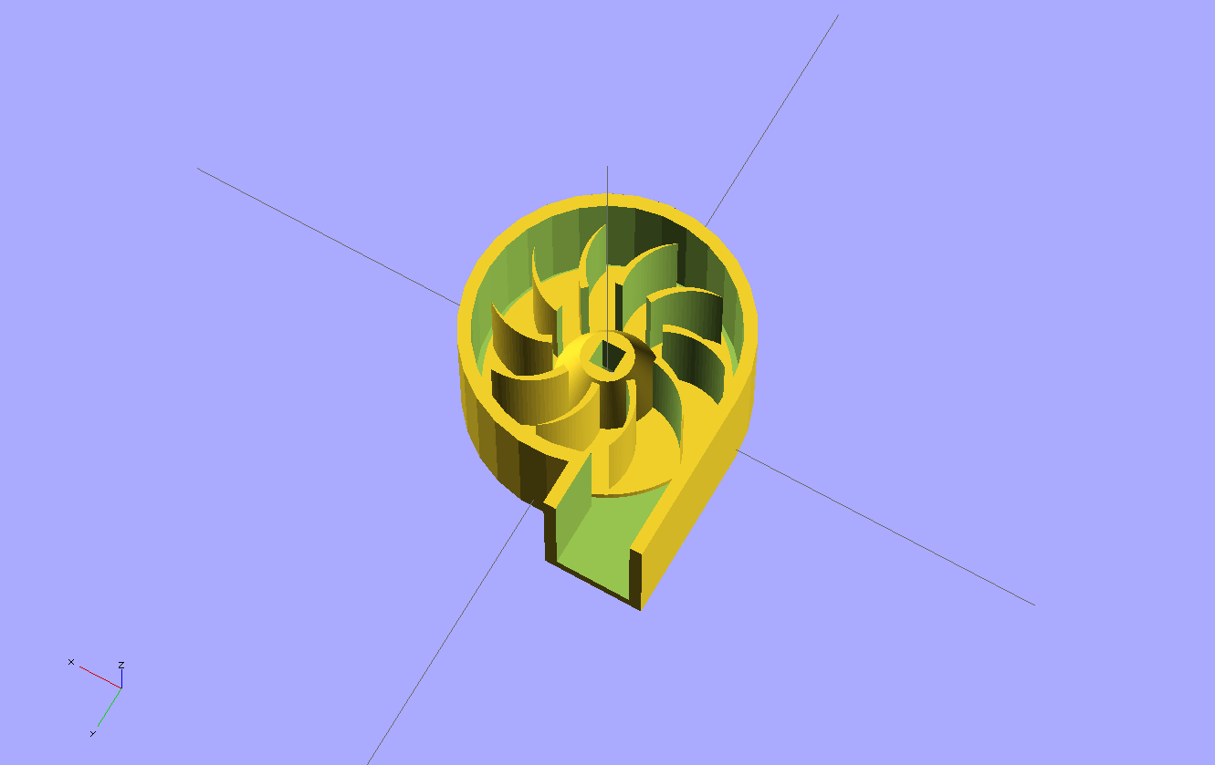 Customizable Centrifugal Fan Generator