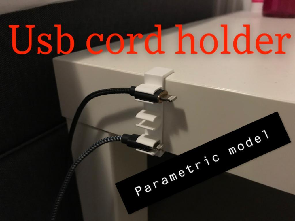 USB Cable Holder