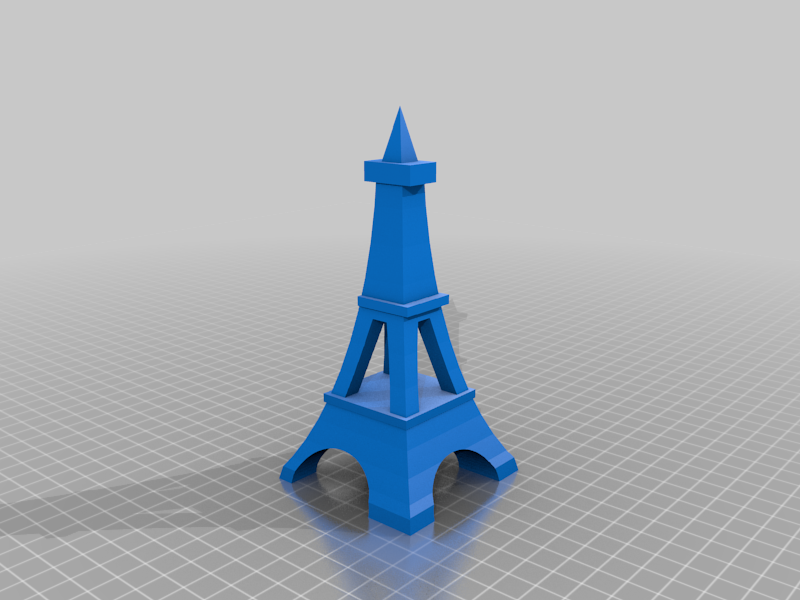 Very simple Eiffel Tower 3D design
