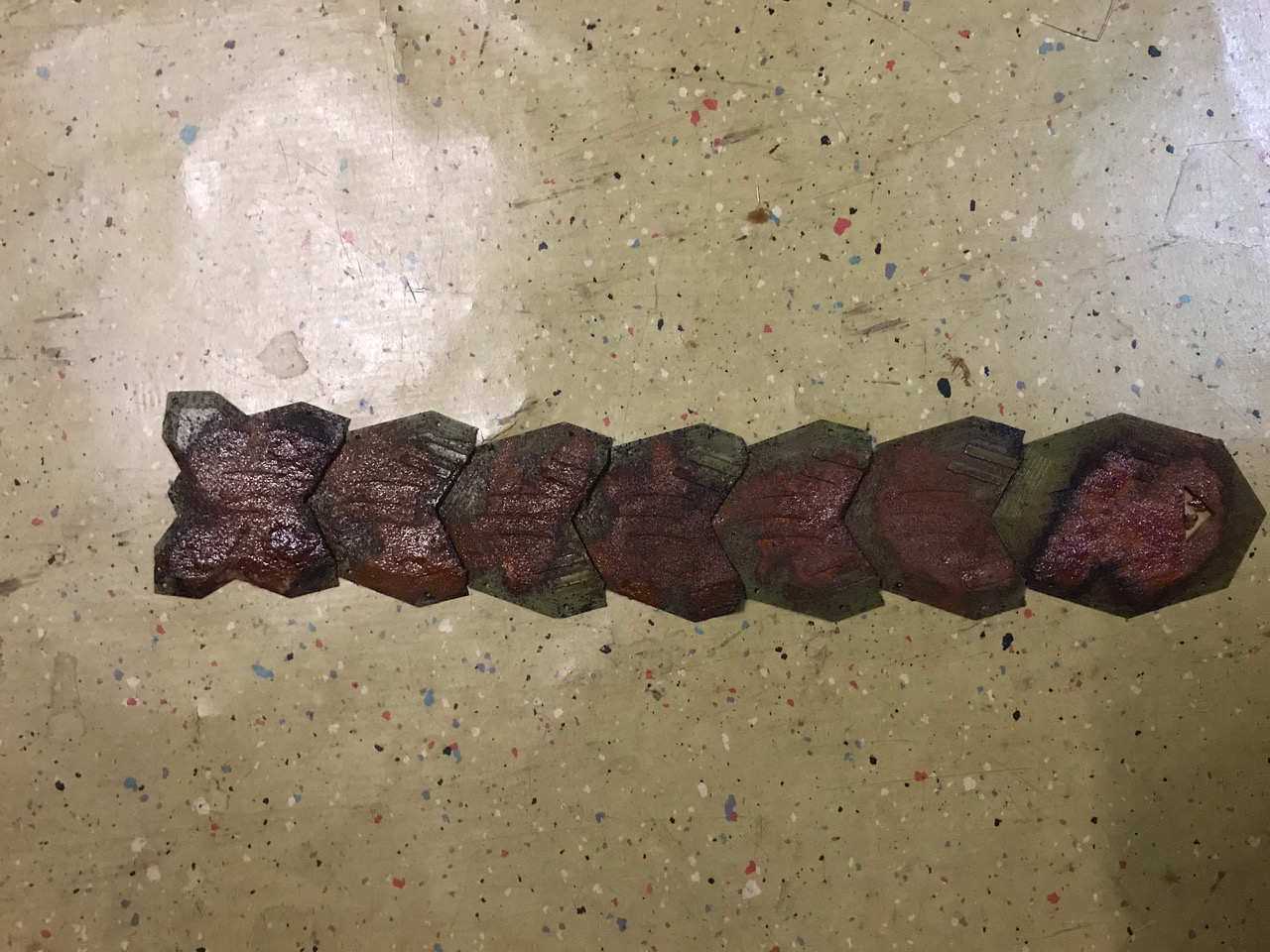Spine armour scalemail