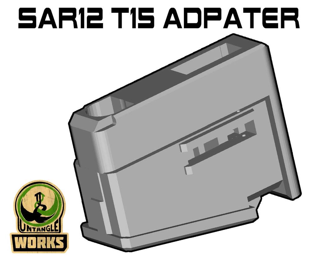 SAR12 to T15 Mag Adapter