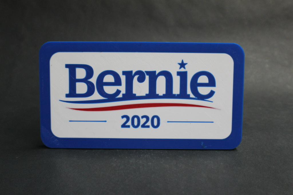 Bernie Sanders 2020 2" Trailer Hitch Receiver Plug Cover